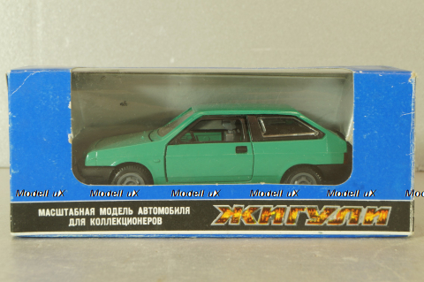 Ваз-2108 Спутник (Жигули), зеленый, январь 1990г.,  Тантал/Радон 1:43 (Новая)