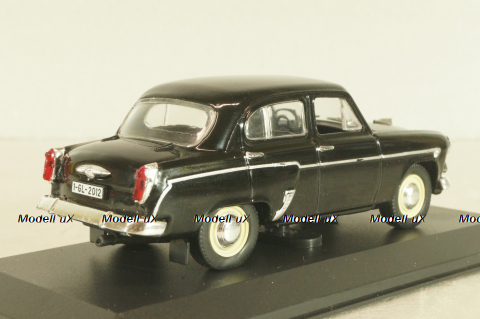 Москвич-407 1958, черный, Masini de Legenda №19, 1:43