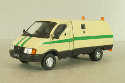 Газ-3301 Ратник, инкасаторский автомобиль, Автолегенды Спецвипуск №8 1:43