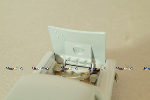 Москвич-426 А3, 3 зажима, белый, 1977г.,  Тантал/Радон 1:43
