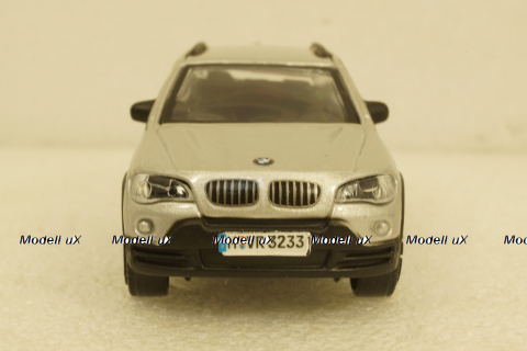 BMW X5 2007 SILVER, BU30145Z, Burago, 1:43