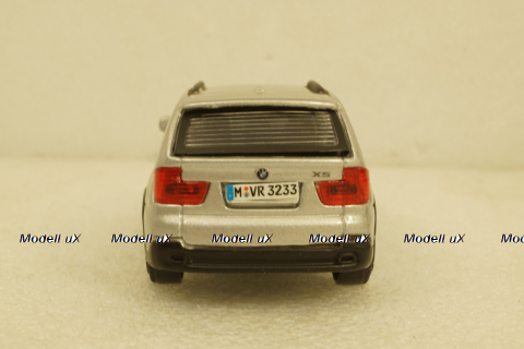 BMW X5 2007 SILVER, BU30145Z, Burago, 1:43