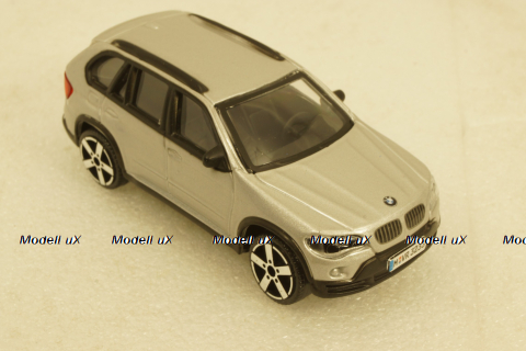 BMW X5 2007 SILVER, BU30145Z, Burago, 1:43