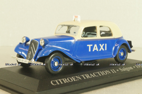 Citroen Traction 11 Taxi Saigon Vietnam 1955, blue, Altaya 1:43