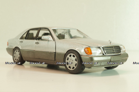 Mercedes-Benz 600 SEL (W140) 1991, silver metallic, 1261S, Schabak 1:43