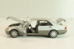 Mercedes-Benz 600 SEL (W140) 1991, silver metallic, 1261S, Schabak 1:43