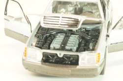 Mercedes-Benz 600 SEL (W140) 1991, silver metallic, 1261S, Schabak 1:43