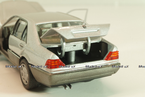Mercedes-Benz 600 SEL (W140) 1991, silver metallic, 1261S, Schabak 1:43