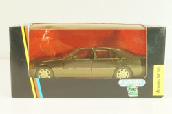 Mercedes-Benz 600 SEL (W140) 1991, silvergrey metallic, 1261SG, Schabak 1:43 Трещина в блистере!