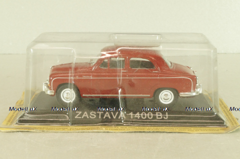 Zastava 1400 BJ 1950, red, Legendarni Automobili №9, Deagostini 1:43