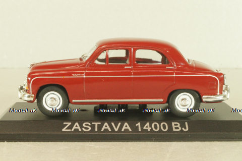 Zastava 1400 BJ 1950, red, Legendarni Automobili №9, Deagostini 1:43
