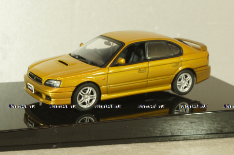 Subaru Legacy B4 1999, gold, 58611, Autoart 1:43