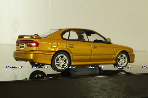 Subaru Legacy B4 1999, gold, 58611, Autoart 1:43