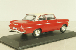 Opel Rekord P2 1961, red/white roof, Masini de Legenda №55, Deagostini 1:43