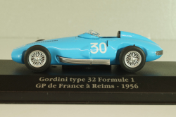 Gordini type 32 #30 Grand Prix France 1956, Formula 1, F1, blue, 2235016, Atlas La Saga Gordini 1:43
