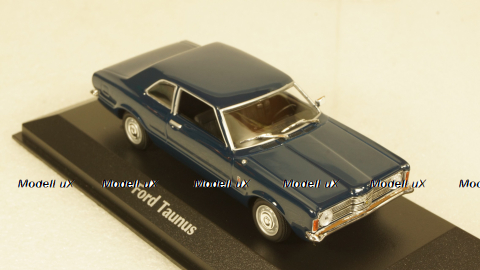 FORD TAUNUS - 1970 - DARK BLUE, 940081302, Maxichamps 1:43