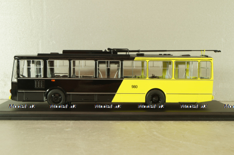 Skoda 14TR Potsdam, blac/yellow, PLC47172, Bus Potsdam, Premium ClassixXS 1:43