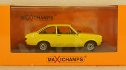 Ford Escort 1975, yellow, 940084100, Maxichamps 1:43