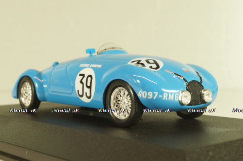 Simca Gordini #39 24Hr. Le Mans 1939, blue, 2235019, Atlas La Saga Gordini 1:43