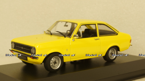 Ford Escort 1975, yellow, 940084100, Maxichamps 1:43