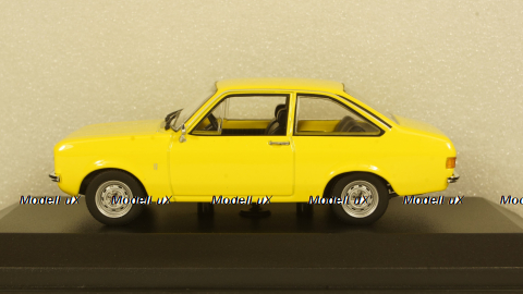 Ford Escort 1975, yellow, 940084100, Maxichamps 1:43
