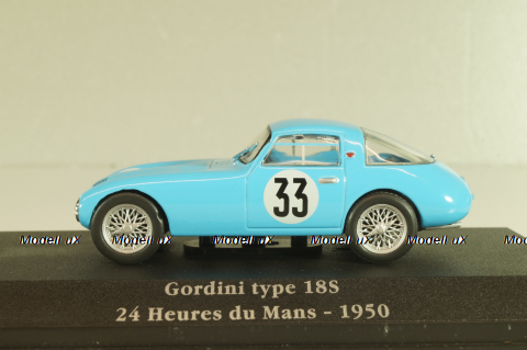 Gordini type 18S #33 24Hr. Le Mans 1950, blue, 2235010, Atlas La Saga Gordini 1:43