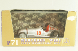 Mercedes-Benz W125 #15 Coppa Wanderbilt 1938, silver, R071, Brumm 1:43