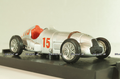 Mercedes-Benz W125 #15 Coppa Wanderbilt 1938, silver, R071, Brumm 1:43