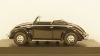 Volkswagen Hebmuller cabriolet 1950, black, built on VW Beetle (Typ 14), 940052130, Maxichamps 1:43