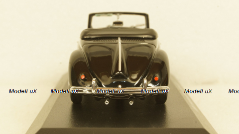 Volkswagen Hebmuller cabriolet 1950, black, built on VW Beetle (Typ 14), 940052130, Maxichamps 1:43