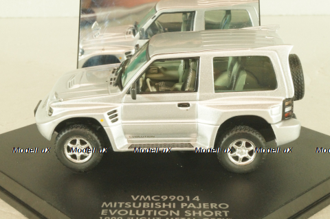 Mitsubishi Pajero Evolution Short 1999, silver, Vitesse 1:43
