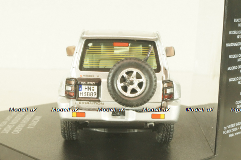 Mitsubishi Pajero Evolution Short 1999, silver, Vitesse 1:43