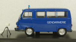 Renault Estafette 800 Gendarmerie Mobile radar 1978 blue, Hachette 1:43