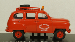 Renault Colorale Prairie 4x4 Break Ambulance service SDIS Red, Hachette 1:43
