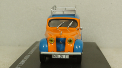 Renault Juvaquatre Advertising Van Latapie orange / blue, Hachette 1:43