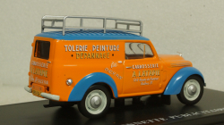 Renault Juvaquatre Advertising Van Latapie orange / blue, Hachette 1:43