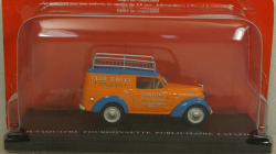 Renault Juvaquatre Advertising Van Latapie orange / blue, Hachette 1:43