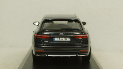 Audi A6 Avant C8 2018 black, iScale 1:43