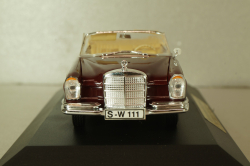 Mercedes-Benz 220 SE Cabriolet (W111) 1965, dark red, 4311, Faller 1:43