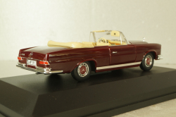 Mercedes-Benz 220 SE Cabriolet (W111) 1965, dark red, 4311, Faller 1:43