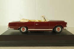 Mercedes-Benz 220 SE Cabriolet (W111) 1965, dark red, 4311, Faller 1:43