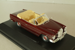 Mercedes-Benz 220 SE Cabriolet (W111) 1965, dark red, 4311, Faller 1:43