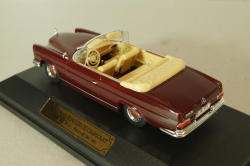 Mercedes-Benz 220 SE Cabriolet (W111) 1965, dark red, 4311, Faller 1:43