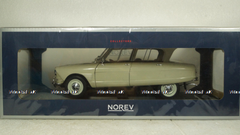 Citroen Ami 6 1965 white, 181529, Norev 1:18