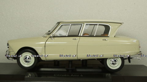 Citroen Ami 6 1965 white, 181529, Norev 1:18