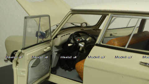 Citroen Ami 6 1965 white, 181529, Norev 1:18