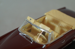 Mercedes-Benz 220 SE Cabriolet (W111) 1965, dark red, 4311, Faller 1:43