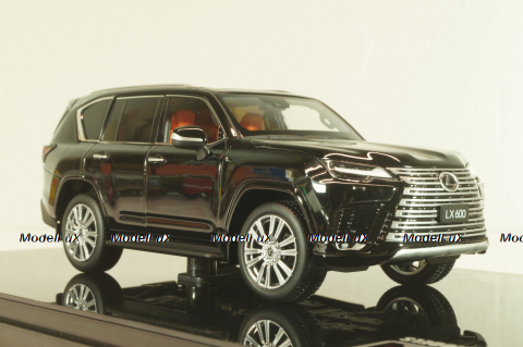 Lexus LX600 2022, black, LCD43013BL, LCD 1:43