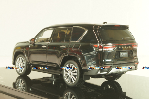 Lexus LX600 2022, black, LCD43013BL, LCD 1:43