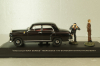 Mercedes-Benz 180 Ponton (W180), The Cold War Series with 2 figures, black, REP CWA 06, Replicars 1:43